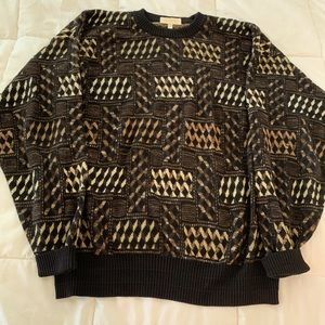 KAPS MENS VINTAGE KNIT SWEATER! size Large